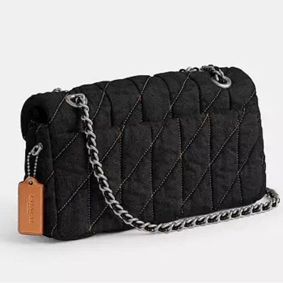 Coach black denim tabby 20 - Picture 3 of 12